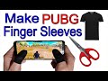 How To make PUBG Finger Sleeves For  Sweaty Hands or Palms At Home