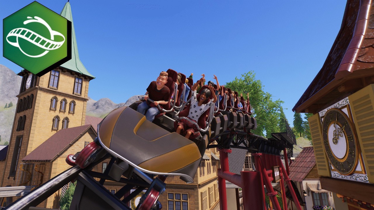 Katapult Achterbahn | Planet Coaster 2: Coltigs Fjord