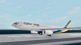 Air Romania A330 FLIGHT REVIEW and EMERGENCY LANDING | ROBLOX