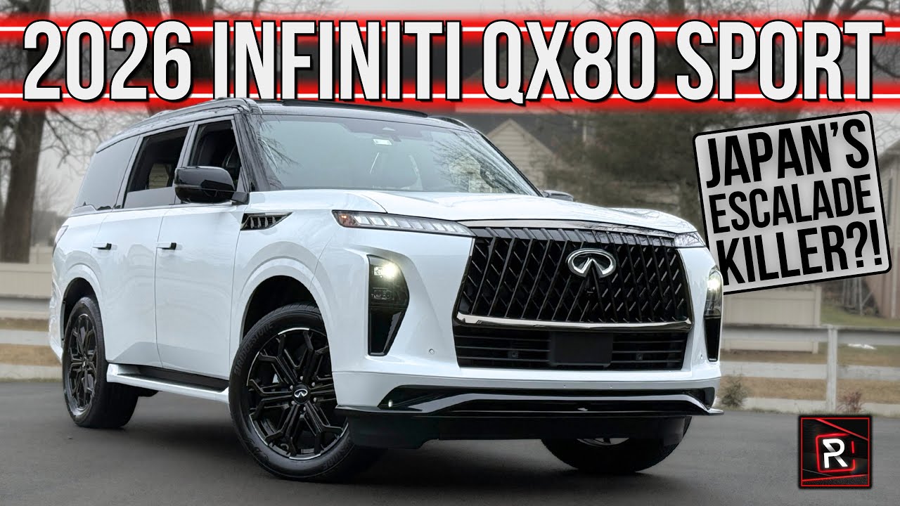 Japanese Escalade? | 2026 Infiniti QX80 Sport | Detailed Review & Breakdown