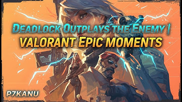 デッドロックが敵を圧倒 | Valorant の壮大な瞬間 #valorant #valoranthighlights