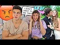 Fiance Reacts To My Ex Boyfriend... *HE GETS JEALOUS*