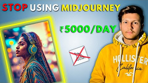 STOP USING MIDJOURNEY! This Free AI Tool Can Make You ₹5000/Day.