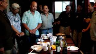 The Sigma Rho NC Brods Sing Their Frat Hymn