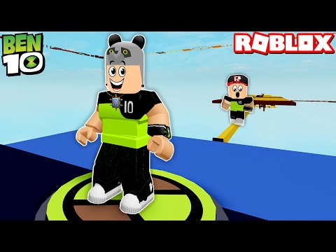 Ben 10 Süper Kahramanlar Parkurunu Bitiriyoruz!! - Panda ile Roblox Ben 10 Super Obby!