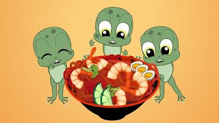 애니 먹방 Mukbang Animation Eating Y Noodles Hoạt Hình Mukbang