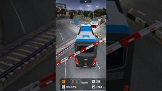 Train Crashed My Bus 😱 #shorts #shortvideo #ytshorts #bussid #busgames screenshot 1