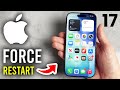 iPhone 17: How To Force Restart
