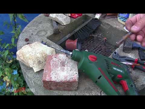 Как вынуть закисший бур из перфоратора