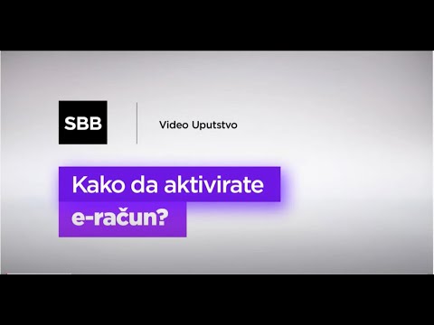 Kako da aktivirate e- račun? (video uputstvo)