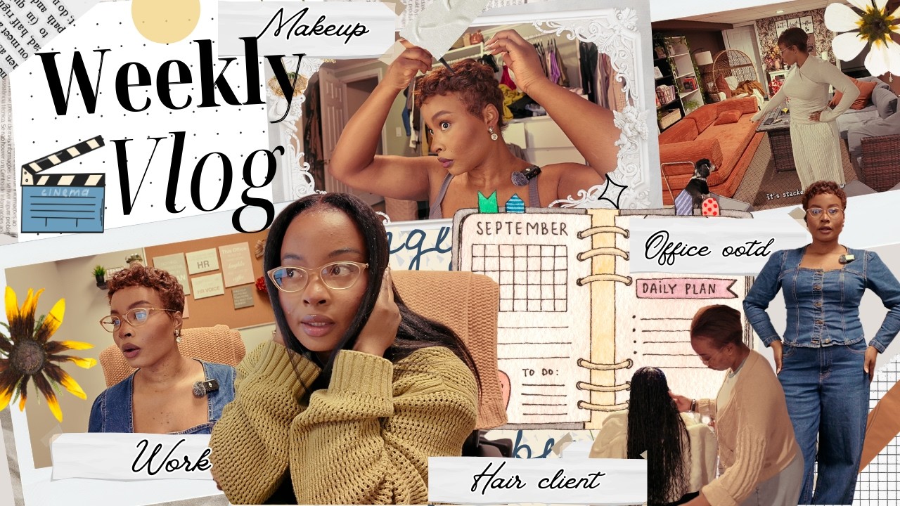 Weekly Vlog | 9–5 Life as an HR Generalist, Home Decor & Office Outfits