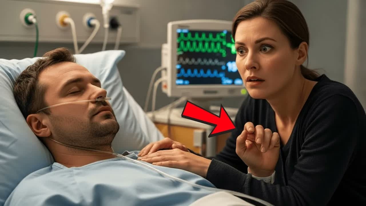 Ehefrau Gibt Dem Im Koma Liegenden Ehemann Einen Abschiedskuss… Doch Dann Packt Er Ihren Arm Und…