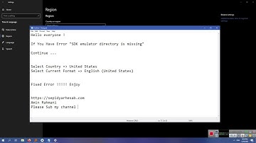 Fixed Error SDK Emulator Directory Is Missing in Andorid Studio