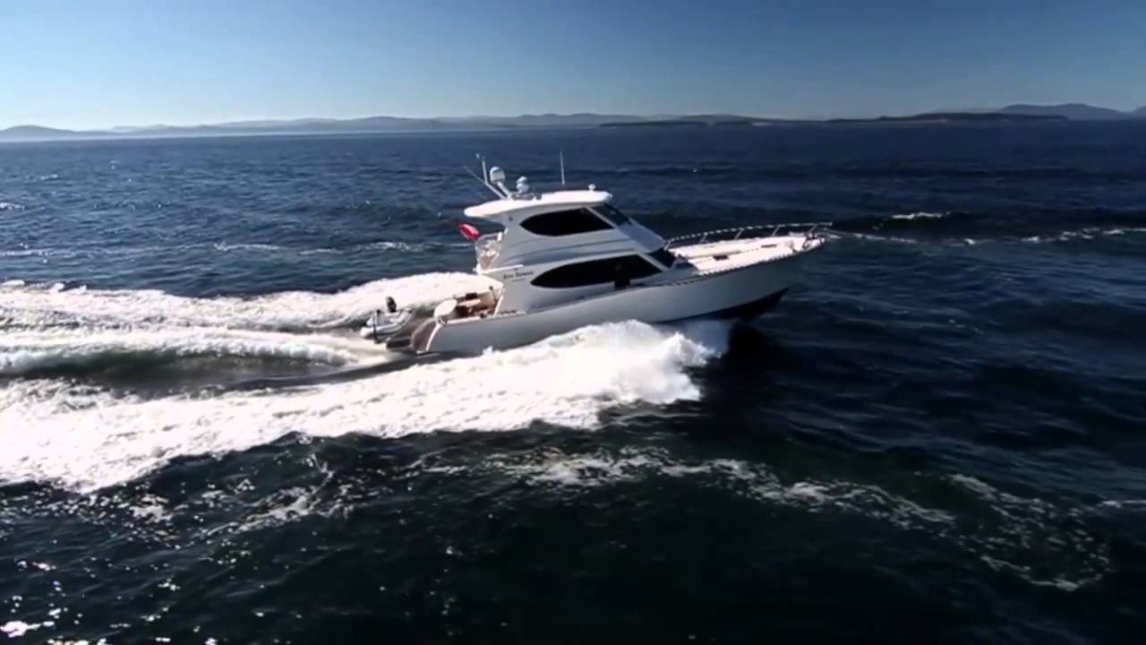 Maritimo Yachts Hammer down on Haro Straight