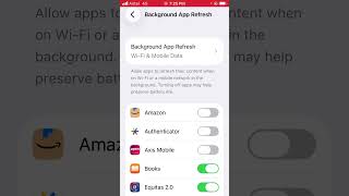 Refresh background apps in iphone