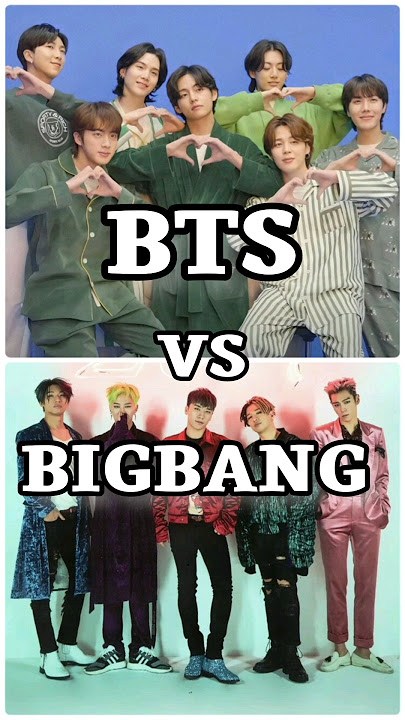 BTS 🔥vs 💜BIGBANG🌹 #shorts #ytshorts #kpop #bts #bigbang