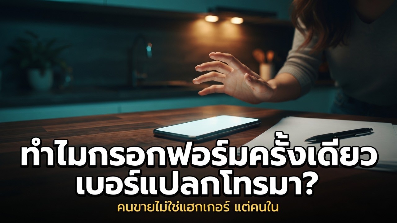 ทำไมกรอกฟอร์มออนไลน์ครั้งเดียว เบอร์แปลกถึงโทรมาเป็นสิบสาย? คนขายข้อมูลไม่ใช่แฮกเกอร์ แต่คนใน