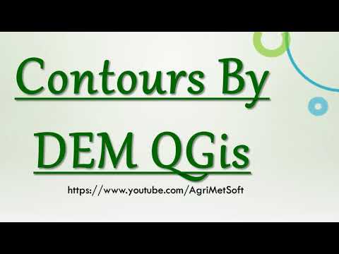 How to Create a Contours from DEM File in QGis || Contour Map