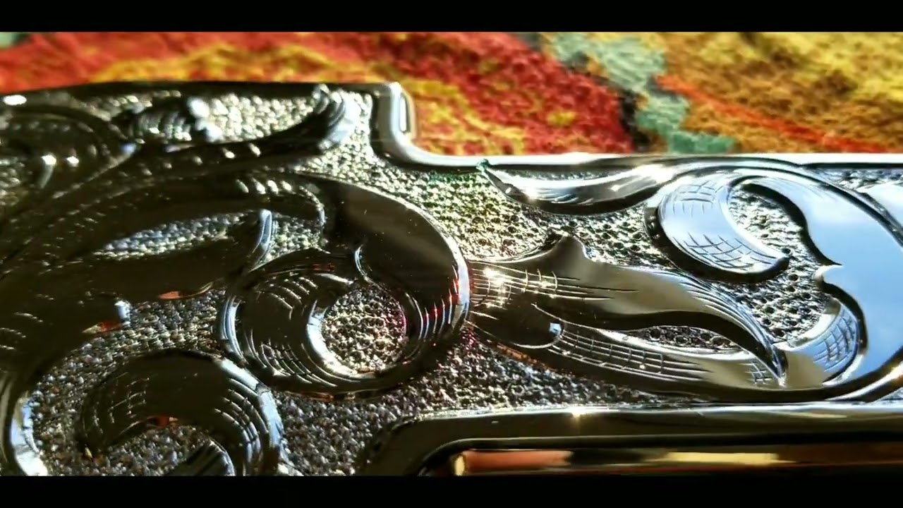 Hand Engraved Chevy Bow Tie