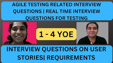 Testing Mock Interview (2+ YOE), Develop Test Cases from Requirement| Agile Q&As