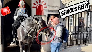 SHOCKING!  King’s Guard SMASHES The EMERGENCY BUZZER “CALL FOR HELP”