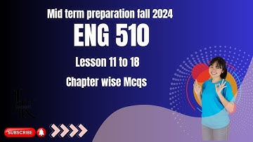 ENG 510 lesson(11-18)wise midterm Obj complete preparation repeated questions #exams