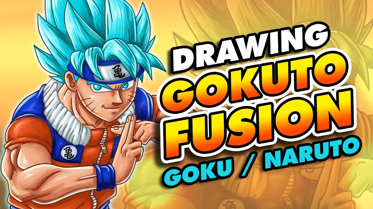 Desenhando Goku e Naruto (Speed drawing Naruto Modo Rikudou e Goku Instinto  Superior) 