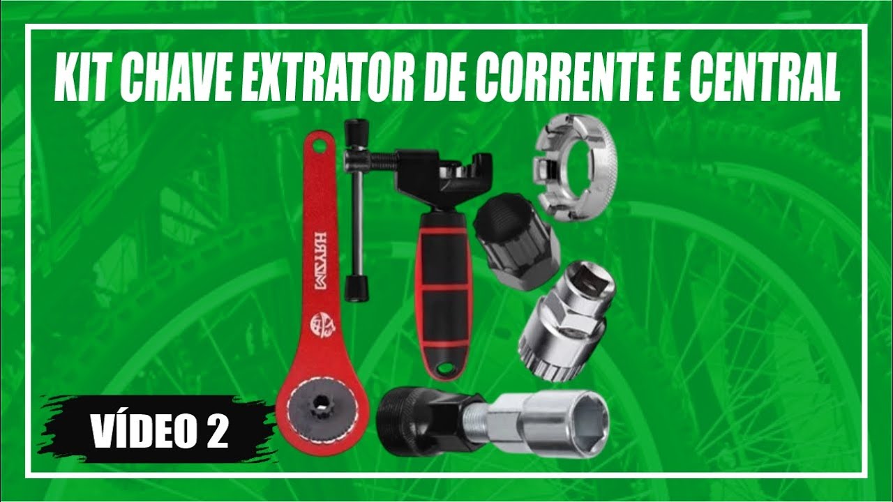 KIT DE CHAVE  EXTRATOR CORRENTE PEDIVELA E MOVIMENTO CENTRAL