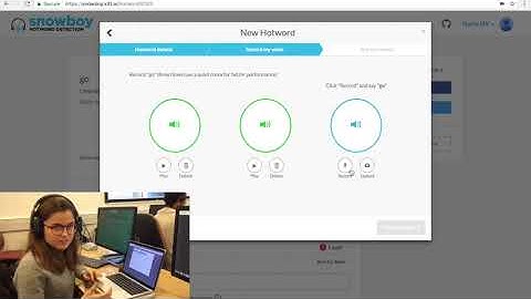 Snowboy "Go" model training instruction