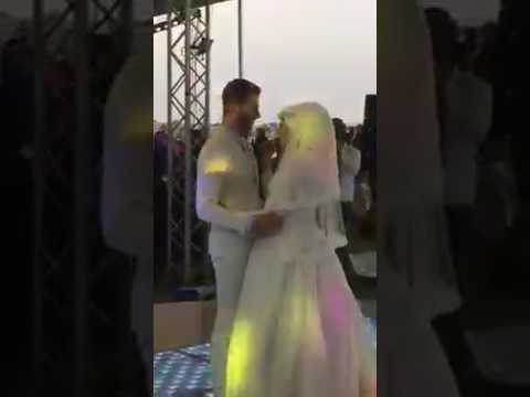 عروسه تغني لعريسها صوتها بجد تحفه 