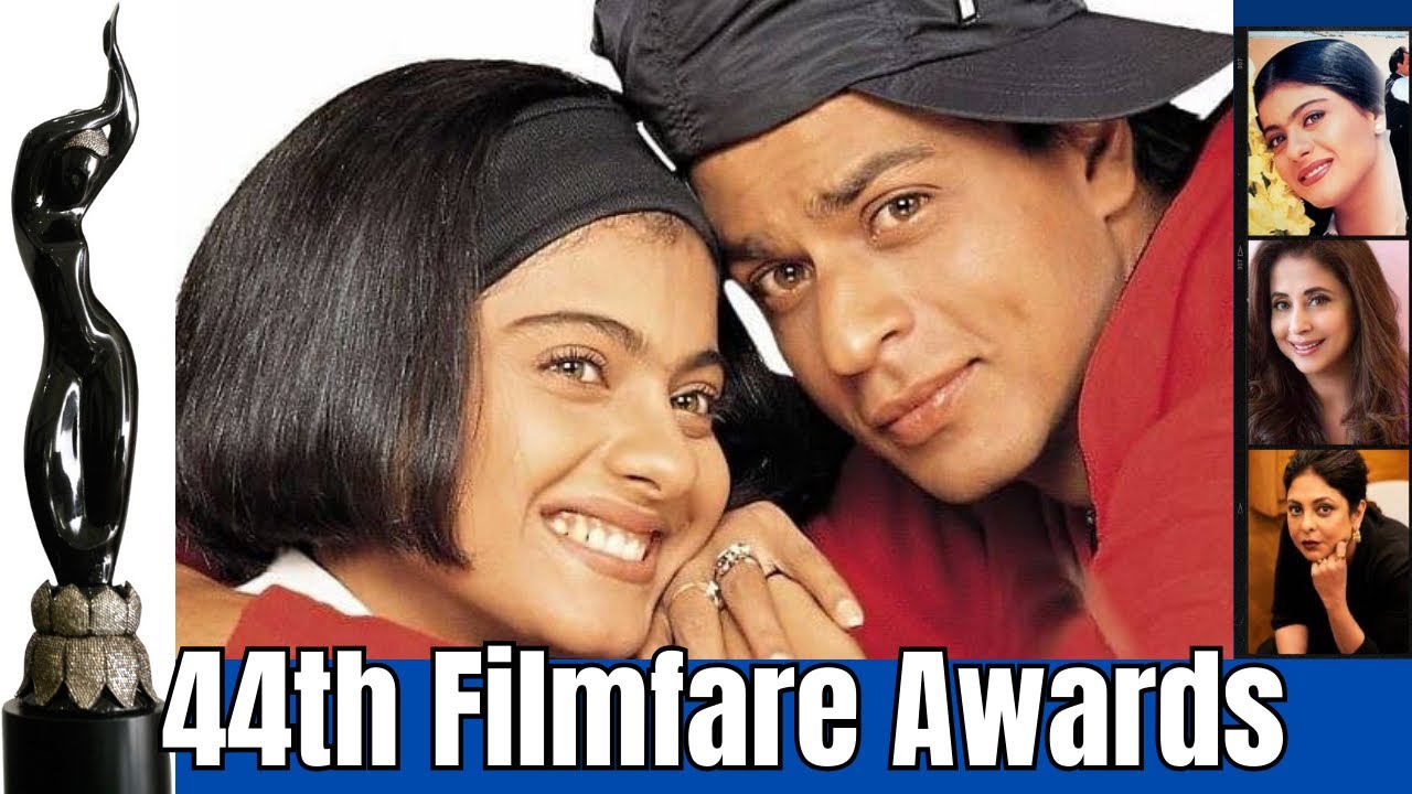44th Filmfare Awards #filmfareawards  #shahrukh_khan #kajol #aamirkhan