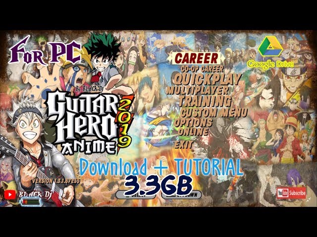 GUITAR HERO ANIME 2023 (PC) - GH3 custom Anime Update