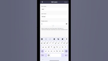 ZOOM  HOW TO CHANGE DISPLAY NAME TUTORIAL 2025 #zoom #shorts