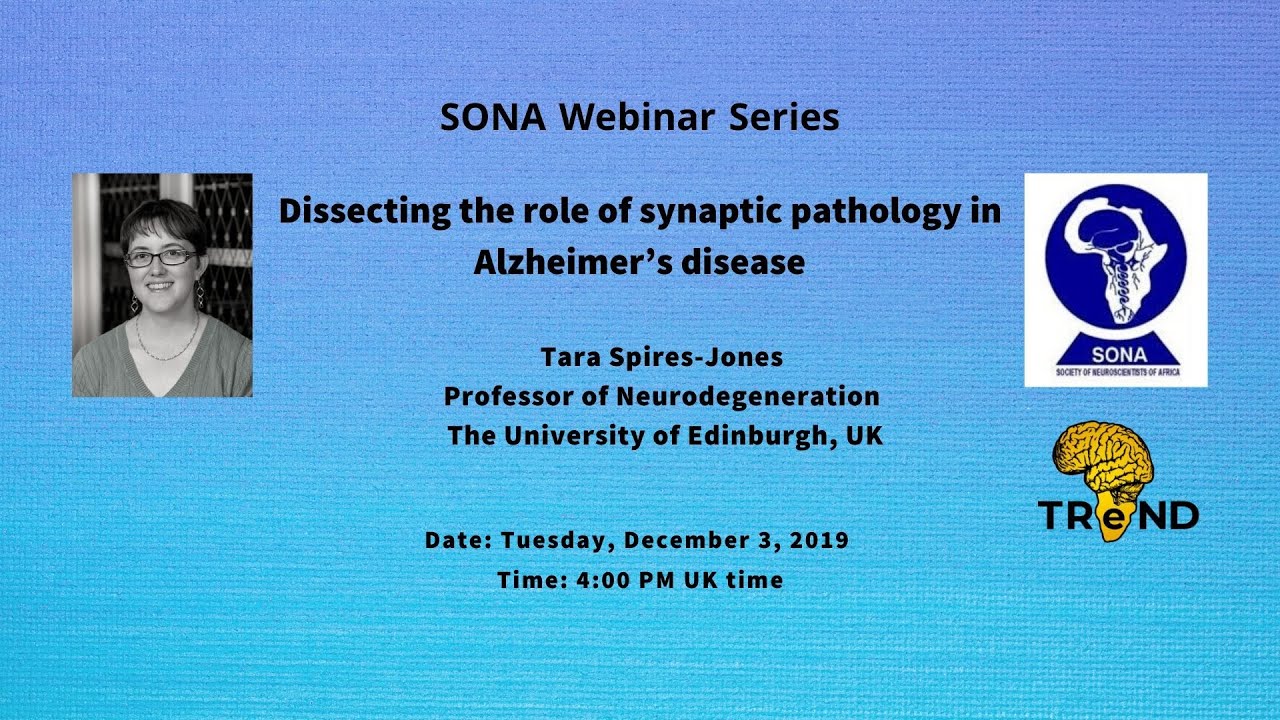 Dissecting the role of synaptic pathology in Alzheimer’s disease│ Prof. Tara Spires-Jones