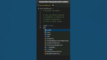 How to: Boolean variables in Python