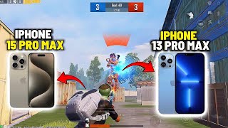 iPhone 15 Pro Max VS iPhone 13 Pro Max | TDM Test Full Gameplay | PUBG Mobile