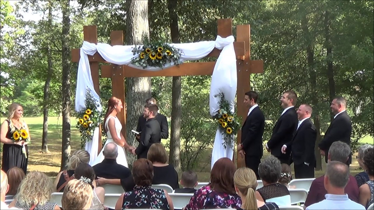 Chris and Emily's Wedding Brother Officiates Funny Wedding YouTube