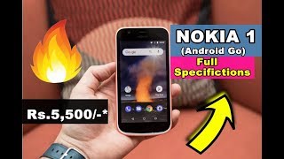 Nokia 1 Android Go Smartphone Launched at MWC 2018 , Price Specifications !!