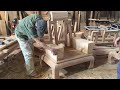 How To Make Doussie Wood Chair Most Beautiful || Extremely Unique In The World | You Never Seen #2