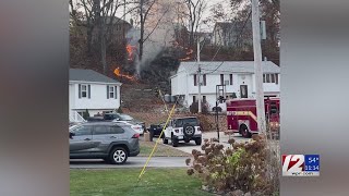 Crews knock down brush fire in North Providence