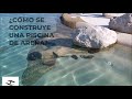 ¿Cómo se construyen las piscinas de arena tipo playa?