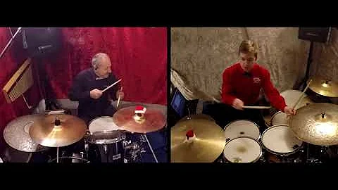 Glenn Miller Orchestra - Let It Snow - Duo Drum Cover