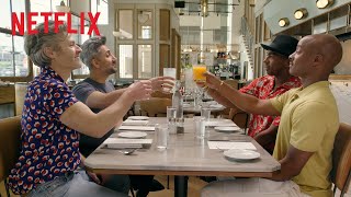 Tan France Goes on a Double Date with the Cast of Styling Hollywood | Netflix screenshot 5