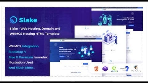 Slake - Web Hosting Domain and WHMCS Hosting HTML Template | Themeforest Templates