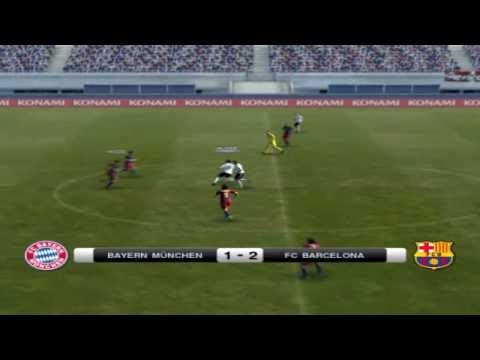 PES 2011 Full Match: Bayern Munchen vs Barcelona 2 - 2