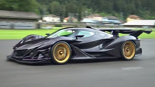 Apollo IE Unleashes its 780HP V12 on an Empty Runway! - INCREDIBLE SOUNDS!