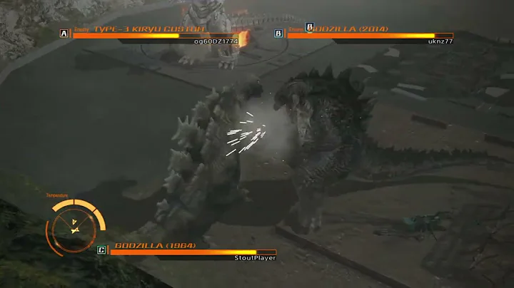 GODZILLA PS4 : Godzilla 1964 vs Godzilla 2014 vs Kiryu