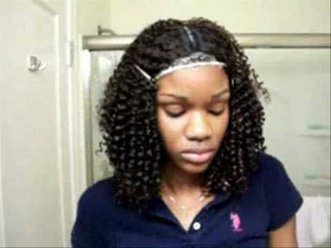 quick weave wig/semi weave method w/ outre batik jerry curl part 1