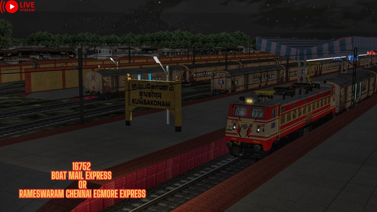 PART -2 || 16752 - BOAT MAIL EXPRESS RMM TO MS EXPRESS ️😍 || BOAT MAIL ...