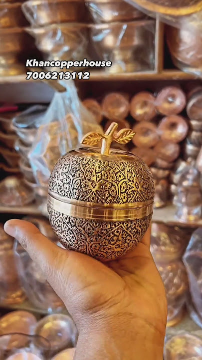 Kashmiri Copper Utensils 🍁 || Welcome Set For Bride & Groom 😍 || #shorts #viral #ytshorts